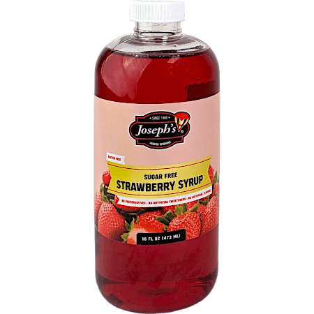 All Natural, Sugar-free Sweetener - Strawberry Syrup